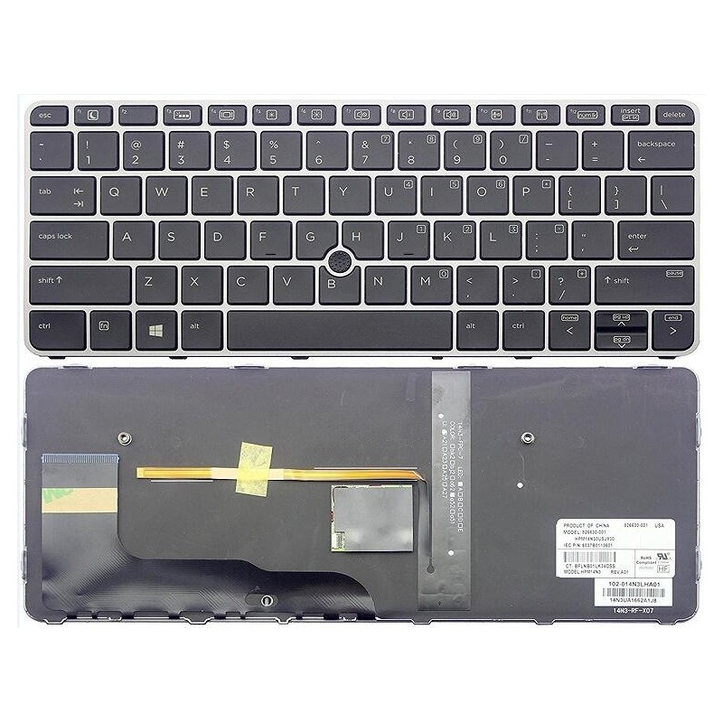 HP Elitebook 725 G3 820 G3 828 G3 G4 Genuine Laptop Keyboard Original for HP 820 G3 Laptop Replacement Keyboard